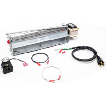 BK fireplace blower kit for Astria, Comfort Glow, Comfort Flame, Desa, FMI, Vanguard and Vexar.
