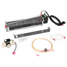Rear view of blower and noise reduction padding