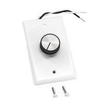 Black dial on single wall plate cover