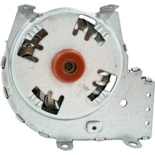 Closeup of blower's outside spindle bearing, ball