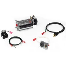Rear view of GFK21A fan kit with Velcro mounting and noise reduction padding