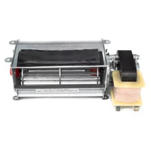 Bottom of blower with padding and Velcro