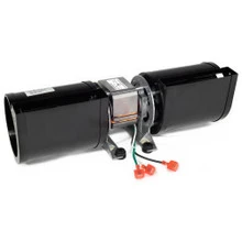 Rear view of air flange and mounting bracket