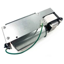 Bottom side view of bracket assembly and grounding wire