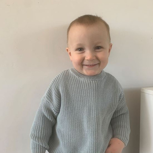 Blue Knit Jumper Blue Knit Jumper