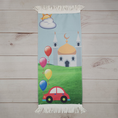 Car and Balloon Prayer Mat - Toddler Size