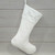 White Quilt Christmas Stocking