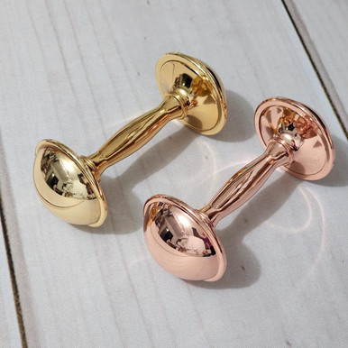 Rapid Rattle Plated Baby Rattle