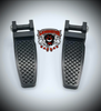 Can-Am Spyder F3 peg adapter kit with Black Dymond Large Pegs | LG-1026-1030B | Lamonster Garage