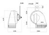 MOTOHORN Dual Track Horn Pair (MH-201B) | Lamonster Garage