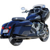 S&S® Cycle Broadhead Slip-On Mufflers - with Slash-Cut End Caps - Black (SS-550-1075) - Lamonster Garage®