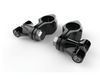 CIRO Hingeless Highway Peg Mounting Clamps with Clevis for 1-1/4" Engine Guards | 60022 | Lamonster Garage