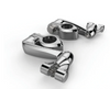 CIRO Hingeless Highway Peg Mount Clamps with 4" Extension Arms for 1-1/4" Engine Guards | 60004 | Lamonster Garage