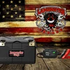 Battery & Charger Combo / 12V 500A Lithium Powersport Battery / NLP14 / 500CCA / GENIUS2 6V/12V 2-Amp Smart Battery Charger | NPL14-GENIUS2 | Lamonster Garage