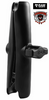 RAM double socket arm 6 inch for 1 inch B Size ball mounts | RAM-201UC / RAM-B-201U-C | Lamonster Garage
