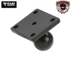 RAM 2 x 1.7 AMPS base with 1 inch ball |RAM-B-347U / RAM-347U | Lamonster Garage