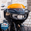 Indian 2020-2024 Challenger and Pursuit |  KWW-04-0619 Kolor Flare Windshield | Lamonster Garage
Color: Orange Ice