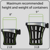 CIRO® Big Ass® Drink Holder with Perch Mount | 55810 | Lamonster Garage
Size and weight difference between the standard and the Big Ass holder
