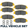 Polaris Slingshot Ceramic Brake Pad Set (2015+) (PKC3011) - Lamonster Garage