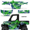 AMR Racing Graphics - 2018-2024 Polaris Ranger 1000 XP Graphic Wrap Kit  - Lamonster Garage
QUANTUM GREEN