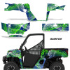 AMR Racing Graphics - 2018-2024 Polaris Ranger 1000 XP Graphic Wrap Kit  - Lamonster Garage
QUANTUM GREEN