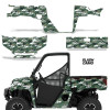 AMR Racing Graphics - 2018-2024 Polaris Ranger 1000 XP Graphic Wrap Kit  - Lamonster Garage
SLASH CAMO WHITE