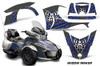 AMR Racing Graphics - 2014 - 2019 Can Am Spyder Graphic Kit Can Am BRP (RT / RTS / RT-LTD) Spyder Graphic Kit  - Lamonster Garage
WIDOW MAKER (BLUE)