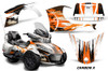 AMR Racing Graphics - 2014 - 2019 Can Am Spyder Graphic Kit Can Am BRP (RT / RTS / RT-LTD) Spyder Graphic Kit  - Lamonster Garage
CARBON X (ORANGE)