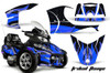 AMR Racing Graphics - 2010 - 2013 Can Am BRP (RT / RTS / RT-LTD) Spyder Graphic Kit with Trim Kit - Lamonster Garage
TRIBAL FLAMES (BLUE)
