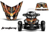 AMR Racing Graphics - 2010 - 2019 Can Am BRP (RT / RTS / RT-LTD) Spyder Hood Graphic Kit - Lamonster Garage
FIRESTORM
