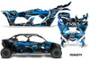 AMR Racing Graphics - 2016 - 2026 Can Am Maverick X3/X DS/ X RS 4 Door UTV Graphic Wrap FULL Kit  - Lamonster Garage
TOXICITY (BLUE / AQUA)