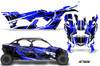 AMR Racing Graphics - 2016 - 2026 Can Am Maverick X3/X DS/ X RS 4 Door UTV Graphic Wrap FULL Kit  - Lamonster Garage
ATTACK (BLUE)