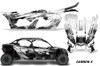 AMR Racing Graphics - 2016 - 2026 Can Am Maverick X3/X DS/ X RS 4 Door UTV Graphic Wrap FULL Kit  - Lamonster Garage
CARBON X (GREY)