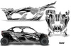 AMR Racing Graphics - 2016 - 2026 Can Am Maverick X3/X DS/ X RS 4 Door UTV Graphic Wrap FULL Kit  - Lamonster Garage
FADE (SILVER)