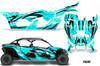 AMR Racing Graphics - 2016 - 2026 Can Am Maverick X3/X DS/ X RS 4 Door UTV Graphic Wrap FULL Kit  - Lamonster Garage
FADE (TEAL)
