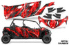 AMR Racing Graphics - 2019 - 2025 Can-Am BRP Maverick Sport MAX 4 Door UTV Graphic Kit - Lamonster Garage
METAL THUNDER (RED)