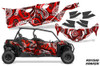 AMR Racing Graphics - 2019 - 2025 Can-Am BRP Maverick Sport MAX 4 Door UTV Graphic Kit - Lamonster Garage
PSYCHO KRAKEN (RED / BLACK)