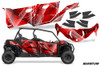 AMR Racing Graphics - 2019 - 2025 Can-Am BRP Maverick Sport MAX 4 Door UTV Graphic Kit - Lamonster Garage
QUANTUM (RED / BLACK)