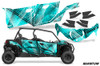 AMR Racing Graphics - 2019 - 2025 Can-Am BRP Maverick Sport MAX 4 Door UTV Graphic Kit - Lamonster Garage
QUANTUM (TEAL / BLACK)