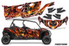 AMR Racing Graphics - 2019 - 2025 Can-Am BRP Maverick Sport MAX 4 Door UTV Graphic Kit - Lamonster Garage
FIRESTORM (RED)