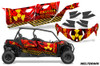 AMR Racing Graphics - 2019 - 2025 Can-Am BRP Maverick Sport MAX 4 Door UTV Graphic Kit - Lamonster Garage
MELTDOWN (RED / YELLOW)