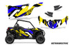 AMR Racing Graphics - 2019 - 2025 Can-Am BRP Maverick Sport 2 Door UTV Graphic Kit  - Lamonster Garage
RETROSPECTIVE (YELLOW / BLUE)