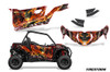 AMR Racing Graphics - 2019 - 2025 Can-Am BRP Maverick Sport 2 Door UTV Graphic Kit  - Lamonster Garage
FIRESTORM (RED)