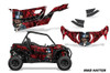 AMR Racing Graphics - 2019 - 2025 Can-Am BRP Maverick Sport 2 Door UTV Graphic Kit  - Lamonster Garage
MAD HATTER (RED / BLACK STRIPE)