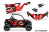 AMR Racing Graphics - 2019 - 2025 Can-Am BRP Maverick Sport 2 Door UTV Graphic Kit  - Lamonster Garage
P40 WARHAWK (RED / BLACK)