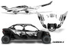 AMR Racing Grphics - 2016 - 2026 Can Am Maverick X3/X DS/ X RS 4 Door UTV Graphic Wrap TRIM Kit - Lamonster Garage
CARBON X (BLACK)
