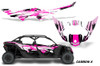 AMR Racing Grphics - 2016 - 2026 Can Am Maverick X3/X DS/ X RS 4 Door UTV Graphic Wrap TRIM Kit - Lamonster Garage
CARBON X (PINK)