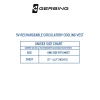 5V circulatory cooling vest with water tubing and ice packs | GER-CV-5V-N-OS | Lamonster Garage
Size Chart