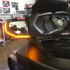 Longhorn amber LED mirror lights for Can-Am SpyderF3-T F3 Limited | SPY-226 | Lamonster Garage