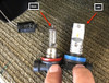Lamonster Bright Ryder LED Fog Lights for Can-Am Spyder RT 2010-2019 | LG-3004 | Lamonster Garage
OEM bulb on the right, Lamonster LED on the left 